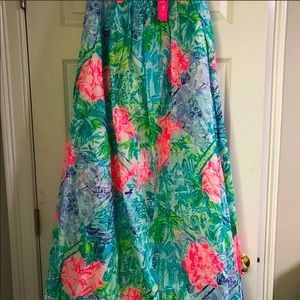 ISO-Lilly Pulitzer Bohemian Queen Bobbi Maxi Skirt